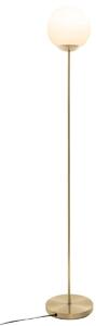 Lampa de podea cu abajur rotund, metal, 134 cm