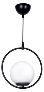 Lustra Elias Elias E27 alb-negru D25x56cm
