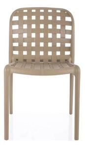 Scaun STRIP, bej, polipropilena, 46x42x83 cm