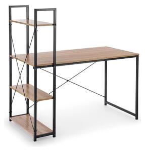 Birou NARVIK B1, stejar sonoma/negru, 120x64x120 cm