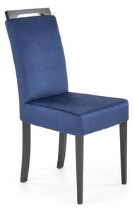 Scaun CLARION 2, negru/albastru, 42X58X97 cm