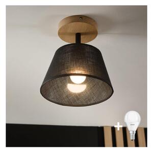 Lustră aplicată Brilagi ANTHONY 1xE14/60W/230V stejar/negru