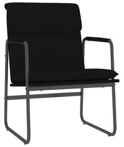 Scaun de relaxare, negru, 55x64x80 cm, piele artificială
