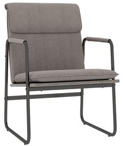 Scaun de relaxare, gri taupe, 55x64x80 cm, material textil