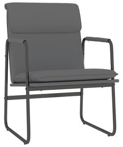 Scaun de relaxare, gri, 55x64x80 cm, piele artificială