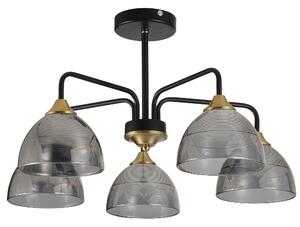 Lampă suspendată G085-5C BLACK GREY