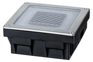 Cube Solar LED Spoturi Incastrabile Exterior IP67 Stainless Steel/Clear - Paulma