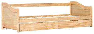 Cadru pat canapea, extensibil, 90 x 200 cm, lemn de pin