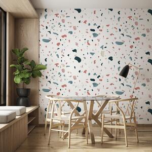 Tapet Terrazzo multicolor pentru interioare luminoase, Terrazzo fototapet, u99664 : Uwalls.ro