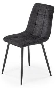 Scaun K547, negru, stofa clasica/metal, 45x53x87 cm
