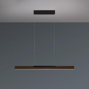 BOPP Lampă suspendată LED Bopp Nano 2.0, lungime 100 cm, bronz/negru, reglabil, Bronz / Alamă Veche, Camera de zi / sufragerie, Aluminiu, Modern