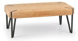 Masuta Emily, stejar auriu/negru, 110x60x42 cm