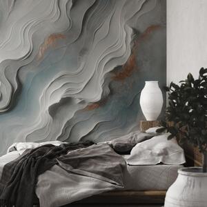 Fototapet - Perete cu valuri 3D (147x102 cm)