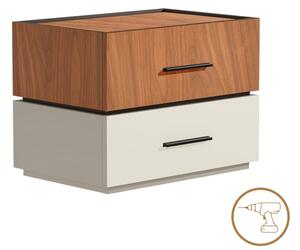 Noptiera Sonlen MDF nuanta nuc-bej 60x40x44.5 cm