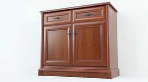 Comoda clasica living KENT EKOM2D2S, castan, PAL, 101x45x91 cm