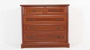 Comoda TV KENT EKOM5S, castan, PAL, 101x45x91 cm