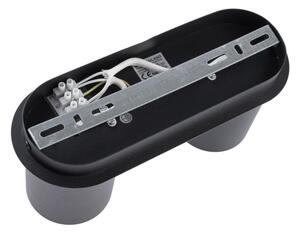 Plafonieră CREEP 2xGU10/25W/230V negru