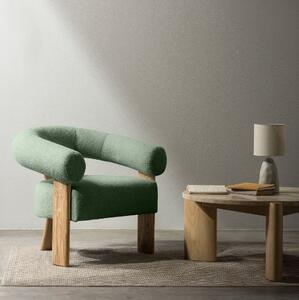 Fotoliu design verde închis KOKEI, stejar Now or never 37