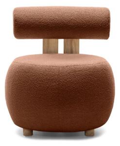 Fotoliu design maro HANNA, stejar Now or never 54