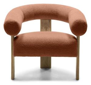 Fotoliu design maro KOKEI, stejar Now or never 54