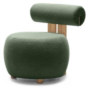 Fotoliu design verde închis HANNA, stejar Now or never 37