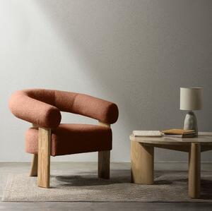 Fotoliu design maro KOKEI, stejar Now or never 54