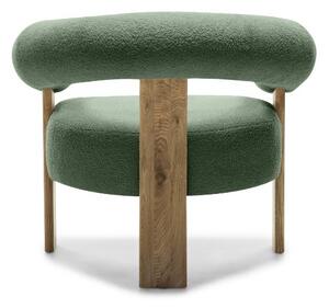 Fotoliu design verde închis KOKEI, stejar Now or never 37