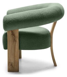 Fotoliu design verde închis KOKEI, stejar Now or never 37