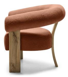 Fotoliu design maro KOKEI, stejar Now or never 54