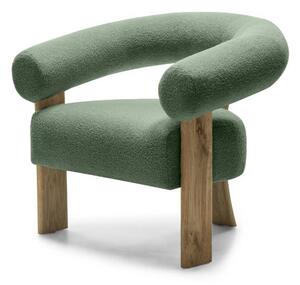 Fotoliu design verde închis KOKEI, stejar Now or never 37