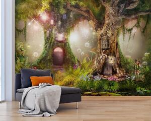 Tapet Plantă, lumină și peisaj natural, Fototapet Pentru Copii, u84360 : Uwalls.ro