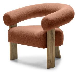 Fotoliu design maro KOKEI, stejar Now or never 54