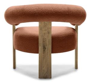Fotoliu design maro KOKEI, stejar Now or never 54