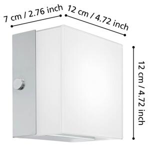 Eglo 95747 - Aplica de perete LED ALEA 2, 3,7W/230V