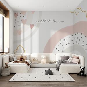 Tapet Curcubeu, Fototapet Pentru Copii, Rainbow pentru copiilor, u99373 : Uwalls.ro