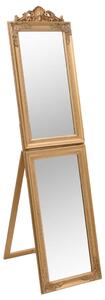Oglindă de sine stătătoare, auriu, 40x160 cm