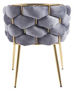 Scaun Living Tapitat KJC15 Gri