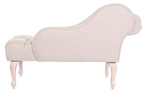Chaise longue Ivory Romance crem 119x55x77 cm
