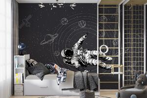 Fototapet Un astronaut plutind în spațiu, Fototapet spațiu cosmic, Fototapet populare, w00712v5 - Tapeko.ro