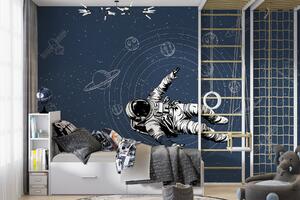 Fototapet Un astronaut plutind în spațiu, Fototapet spațiu cosmic, Fototapet populare, w00712 - Tapeko.ro