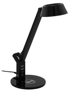 Eglo 99832 - Lampă de masă LED BANDERALO, cu control tactil și intensitate reglabilă, 4,8W/230V, negru