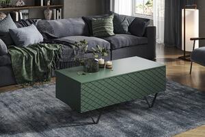 Măsuță de cafea cu spațiu de depozitare Scalia 120 2K - labrador mat / picioare negre