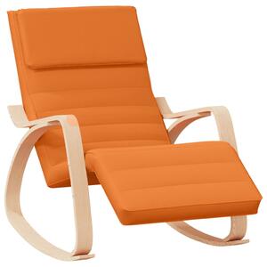 Scaun balansoar, galben închis, material textil