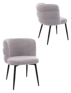 Scaun de dining Teno gri