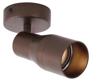 Spotlight modern tavan bronz închis GU10 50mm rotund - Stanley