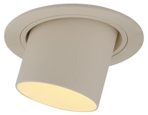 Spot modern integrat bej GU10 50mm rotund orientabil - Installa