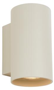 Aplică modernă bej GU10 50mm rotundă cu 2 lumini - Sandy