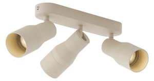 Spoturi plafon rotunde bej GU10 50mm 3 lumini - Stanley