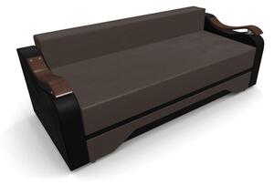Canapea Extensibila Sally Mini, Maro/Negru