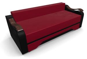 Canapea Extensibila Sally Mini, Rosu/Negru